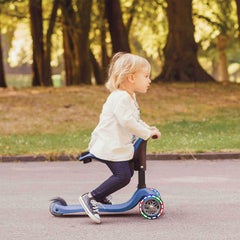 Scooter Go Up Active 15m-7 LED Azul - Globber