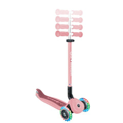 Scooter Go Up Active 15m-7 LED Rosado Pastel - Globber