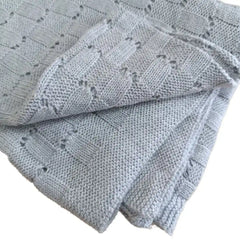 Manta de Hilo Gris