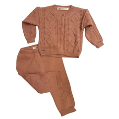 Conjunto Tejido Dulce Hoja Arcilla