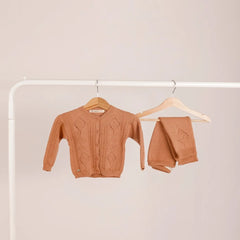 Conjunto Tejido Dulce Hoja Arcilla