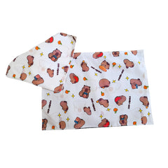 Individual Impermeable con Servilleta - Capibara