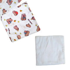 Individual Impermeable con Servilleta - Capibara