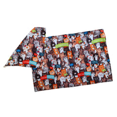 Individual Impermeable con Servilleta - Gatos