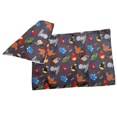 Individual Impermeable con Servilleta - Héroes