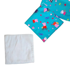 Individual Impermeable con Servilleta - Peppa Pig