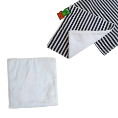 Individual Impermeable con Servilleta - Rayas Azul