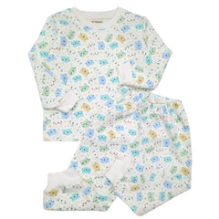 Pijama Jacquard Cats Blue - Compostura