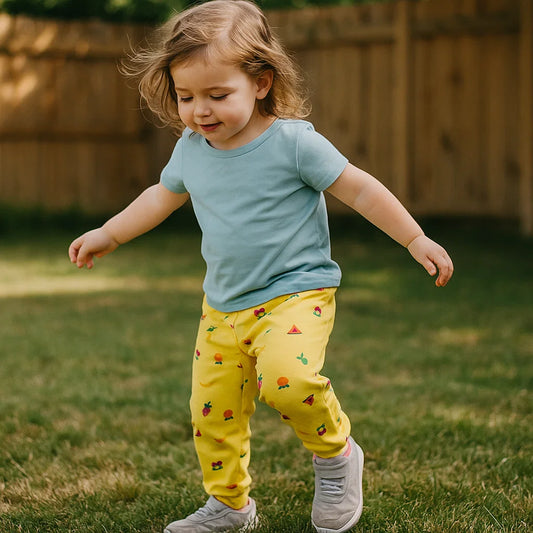 Pantalón Básico Niña Frutas - Compostura