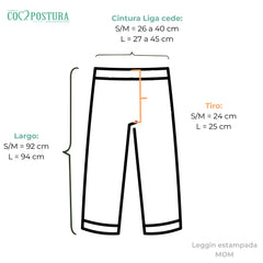 Match Mini & Me Leggin Flores - Compostura