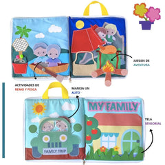 Libros Sensoriales - Mi familia