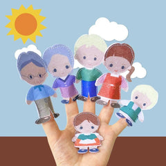 Libros Sensoriales - Mi familia