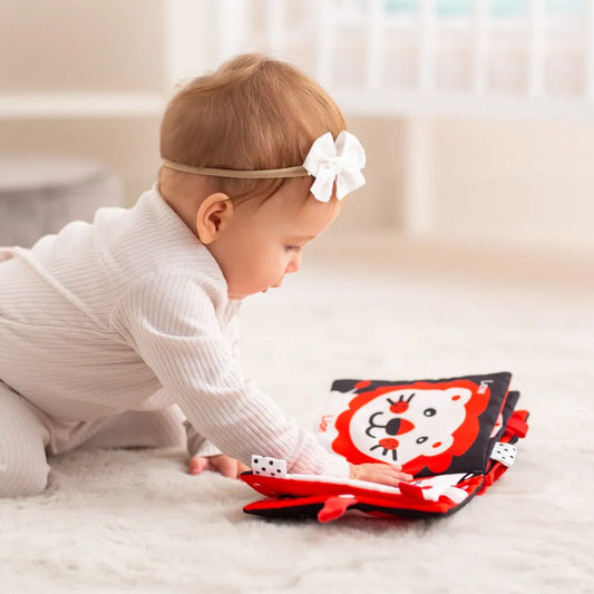 Libros Sensoriales - Ave Rojo y Negro