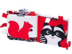 Libros Sensoriales - Ave Rojo y Negro