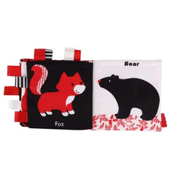 Libros Sensoriales - Ave Rojo y Negro