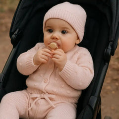 Conjunto Tejido Sofia- Lunita Llena Rosa