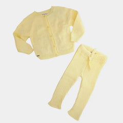 Conjunto Tejido Sofia - Lunita Llena Amarillo