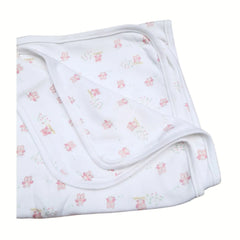Manta Pima Búho Rosa Regular - Baby Loli
