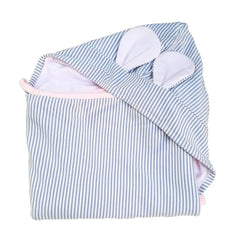 Manta Pima con Capucha Rosa/Gris Ligths - Káligo