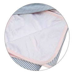 Manta Pima con Capucha Rosa/Gris Ligths - Káligo