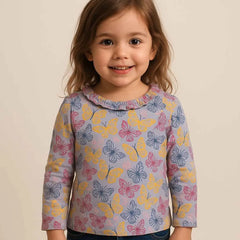 Polo Manga Larga Agustina Mariposas