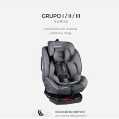 Butaca Montreal Rojo Grupo 0/I/II/III ISofix - Carestino