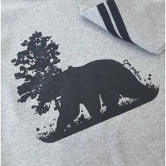 Polo Manga Larga Gris Oso de Anteojos