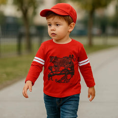 Polo Manga Larga Rojo Otorongo