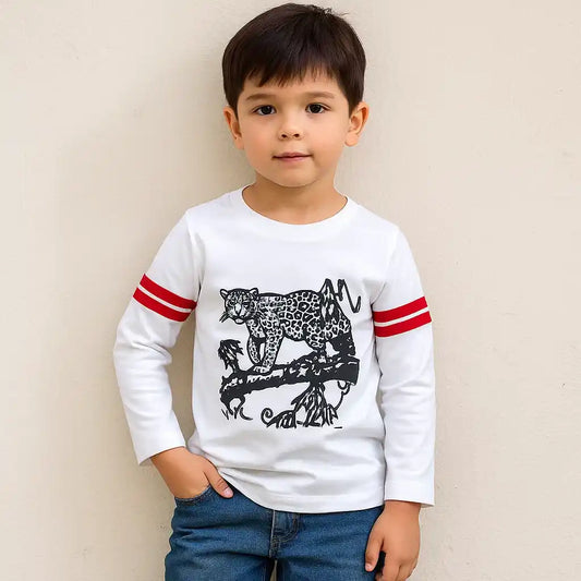 Polo Manga Larga Blanco Otorongo