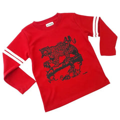 Polo Manga Larga Rojo Otorongo