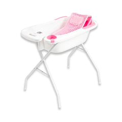 Pack Bañera Max con Soporte Rosa - Abu