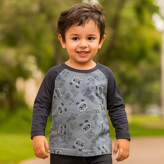 Polo Manga Larga Agustín Panda