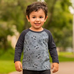 Polo Manga Larga Agustín Panda