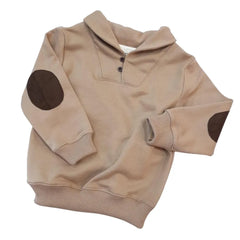 Polera Parches Beige