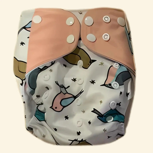 Pañal Ecológico Reutilizable Pajaritos