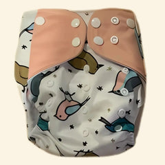 Pañal Ecológico Reutilizable Pajaritos
