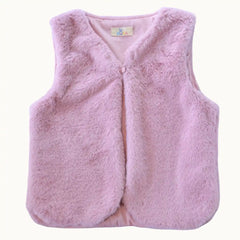 Chaleco Peluche "Conejo Rosa" - Kora