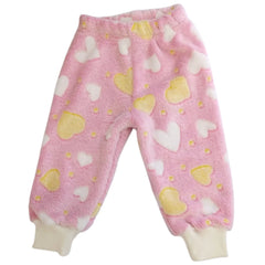 Pijama Bebé Afelpada Corazones Rosa - Compostura