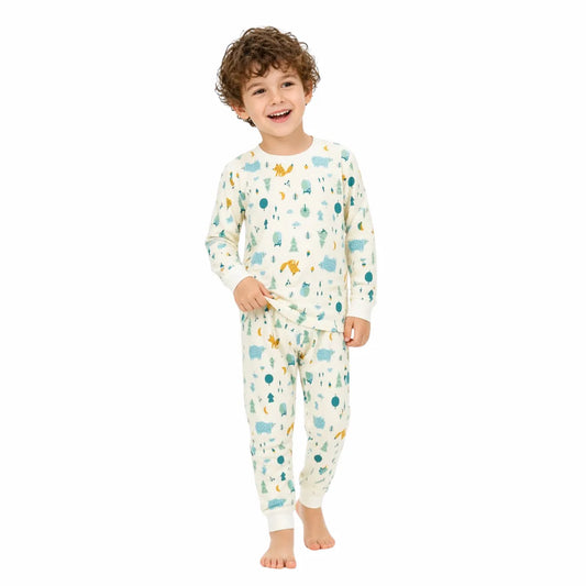 Pijama Manga Larga de Jacquard Forest - Compostura