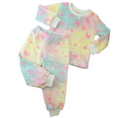 Pijama Afelpada Mariposas Niña - Compostura
