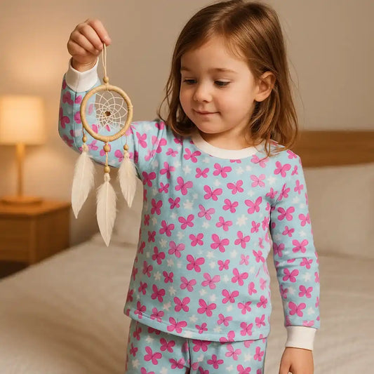 Pijama Manga Larga Mariposas - Compostura