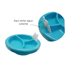 Plato Térmico Azul - Owawa