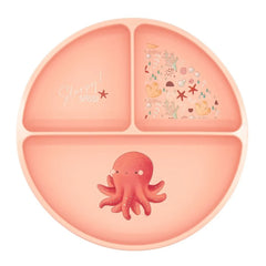 Plato de Silicona con División y Ventosa Slurpy El Pulpo - Sassi