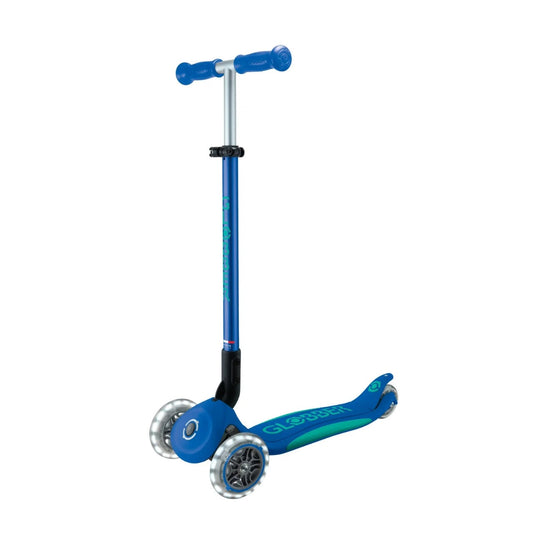 Scooter Primo Plegable Plus LED Azul - Globber