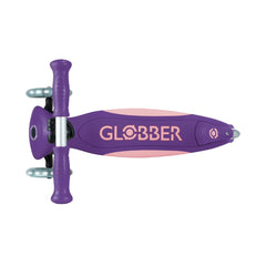 Scooter Primo Plegable Plus LED Morado - Globber