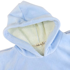 Polerón Afelpado Celeste