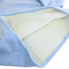 Polerón Afelpado Celeste