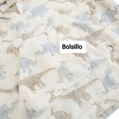 Polerón Afelpado Dino