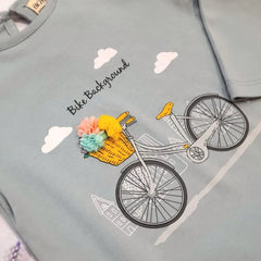 Polivestido Bike Flower Gris - Compostura