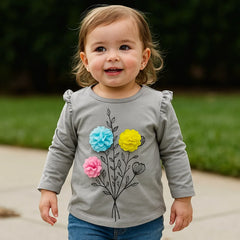 Polo Manga Larga Florencia Gris